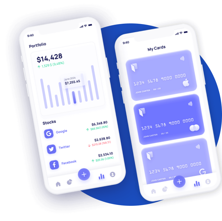 Mobile Banking App Illustration